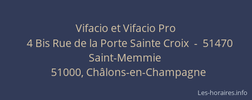 Vifacio et Vifacio Pro