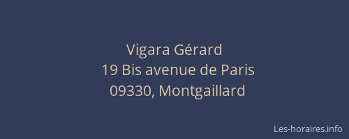 Vigara Gérard