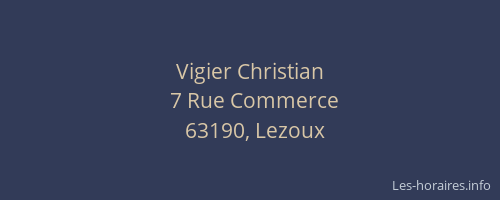 Vigier Christian