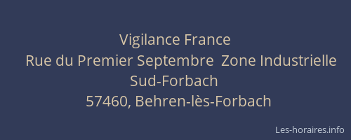 Vigilance France