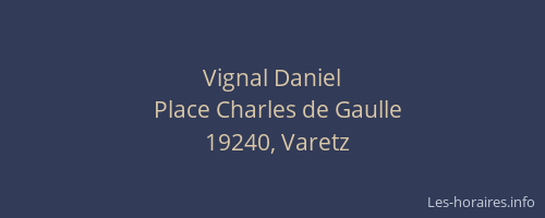 Vignal Daniel