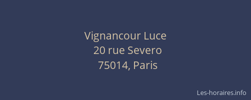 Vignancour Luce