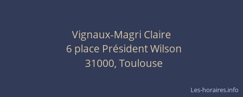 Vignaux-Magri Claire