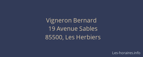 Vigneron Bernard