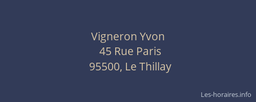 Vigneron Yvon