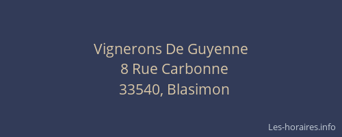 Vignerons De Guyenne