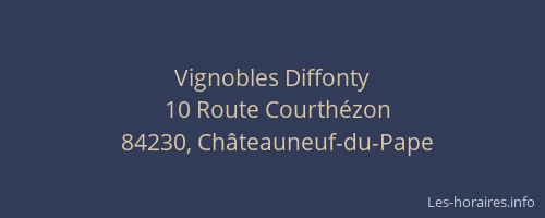 Vignobles Diffonty