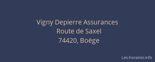 Vigny Depierre Assurances