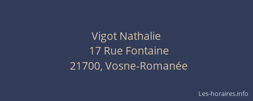 Vigot Nathalie