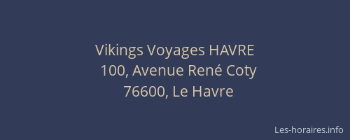 Vikings Voyages HAVRE