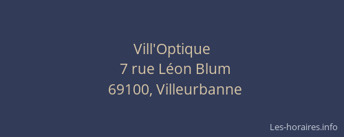 Vill'Optique