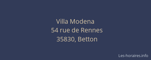Villa Modena