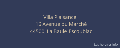 Villa Plaisance