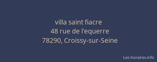 villa saint fiacre