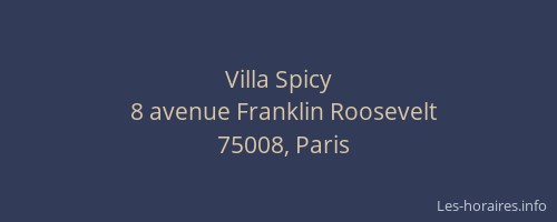 Villa Spicy