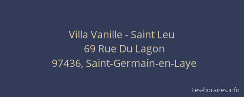 Villa Vanille - Saint Leu