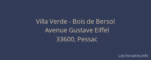 Villa Verde - Bois de Bersol