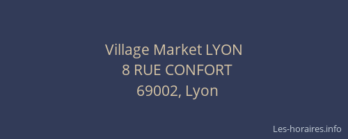 Village Market LYON