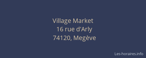 Village Market