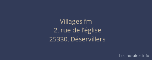 Villages fm