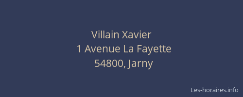 Villain Xavier