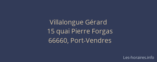Villalongue Gérard