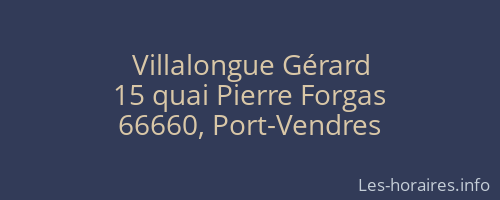 Villalongue Gérard