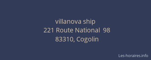 villanova ship
