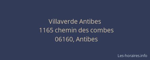 Villaverde Antibes
