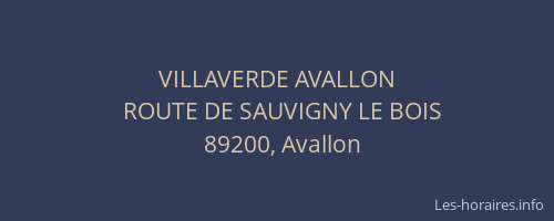 VILLAVERDE AVALLON