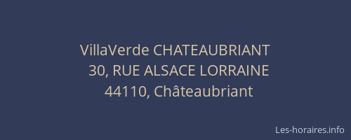 VillaVerde CHATEAUBRIANT