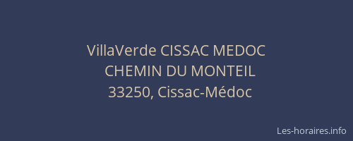 VillaVerde CISSAC MEDOC
