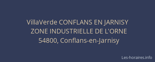 VillaVerde CONFLANS EN JARNISY