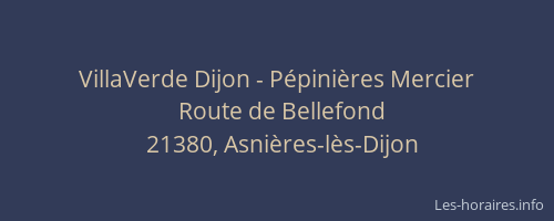 VillaVerde Dijon - Pépinières Mercier