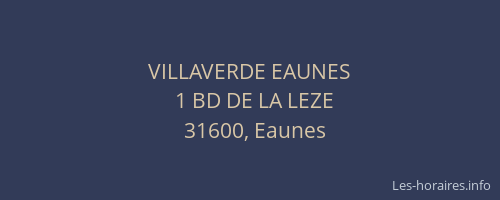 VILLAVERDE EAUNES