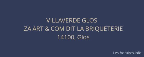 VILLAVERDE GLOS