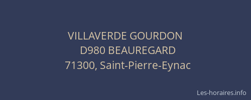 VILLAVERDE GOURDON
