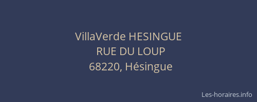 VillaVerde HESINGUE
