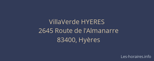 VillaVerde HYERES