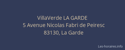 VillaVerde LA GARDE