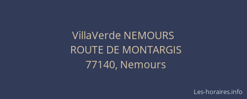 VillaVerde NEMOURS
