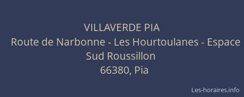 VILLAVERDE PIA