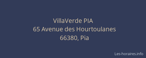 VillaVerde PIA