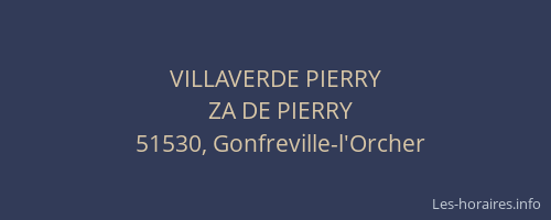 VILLAVERDE PIERRY