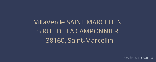 VillaVerde SAINT MARCELLIN