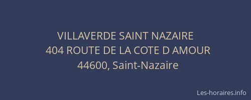 VILLAVERDE SAINT NAZAIRE