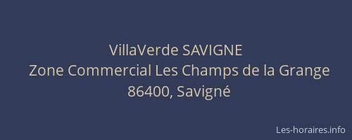 VillaVerde SAVIGNE