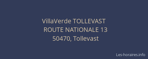 VillaVerde TOLLEVAST