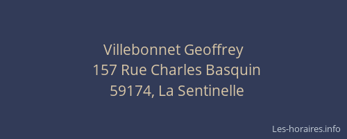 Villebonnet Geoffrey