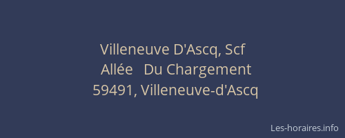 Villeneuve D'Ascq, Scf